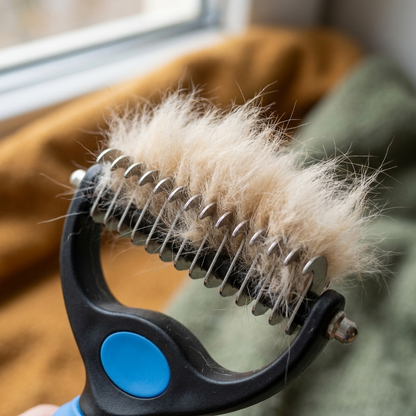 Brosse démêlante professionnelle double face