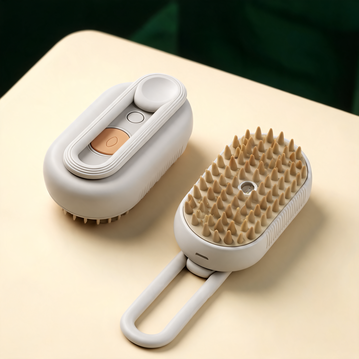 Brosse massante vapeur 3 en 1 pliable - Nos essentiels