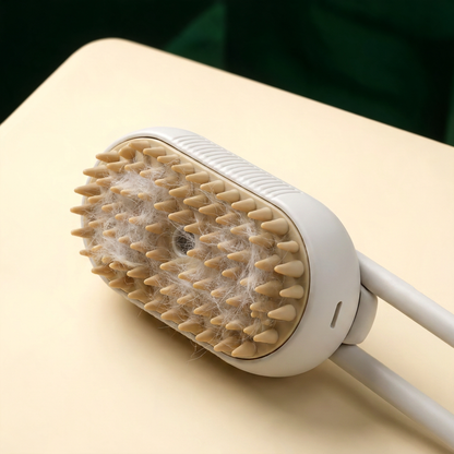 Brosse massante vapeur 3 en 1 pliable - Nos essentiels